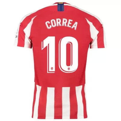 Niño Angel Correa 10 1ª Equipación Rojo Camiseta 2019/20 La Camisa Chile