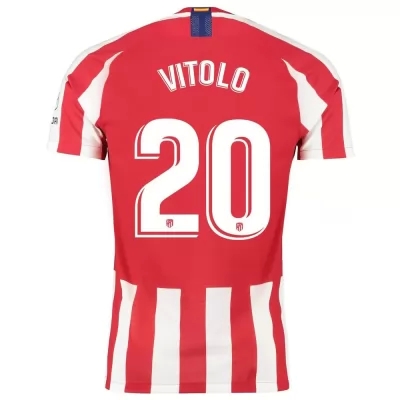 Niño Vitolo 20 1ª Equipación Rojo Camiseta 2019/20 La Camisa Chile