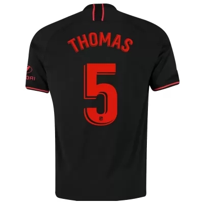 Niño Thomas 5 2ª Equipación Negro Camiseta 2019/20 La Camisa Chile
