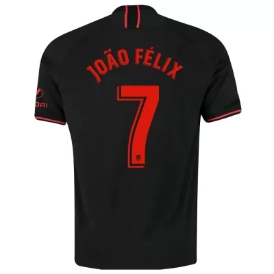 Niño Joao Felix 7 2ª Equipación Negro Camiseta 2019/20 La Camisa Chile