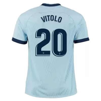 Niño Vitolo 20 3ª Equipación Azul Camiseta 2019/20 La Camisa Chile