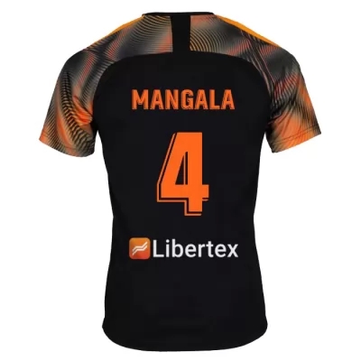 Niño Eliaquim Mangala 4 2ª Equipación Negro Camiseta 2019/20 La Camisa Chile