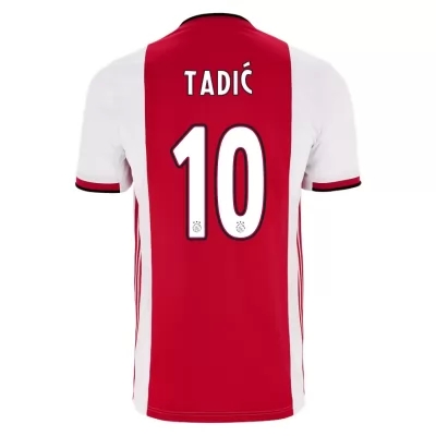 Niño Dusan Tadic 10 1ª Equipación Rojo Blanco Camiseta 2019/20 La Camisa Chile