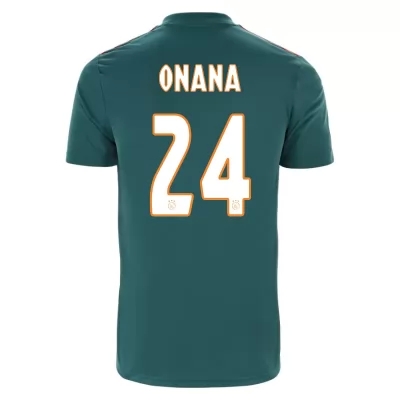 Niño Andre Onana 24 2ª Equipación Verde Camiseta 2019/20 La Camisa Chile