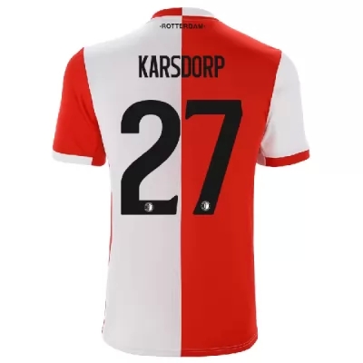 Niño Rick Karsdorp 27 1ª Equipación Rojo Blanco Camiseta 2019/20 La Camisa Chile