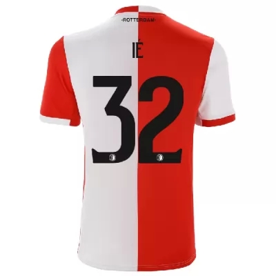Niño Edgar Ie 32 1ª Equipación Rojo Blanco Camiseta 2019/20 La Camisa Chile