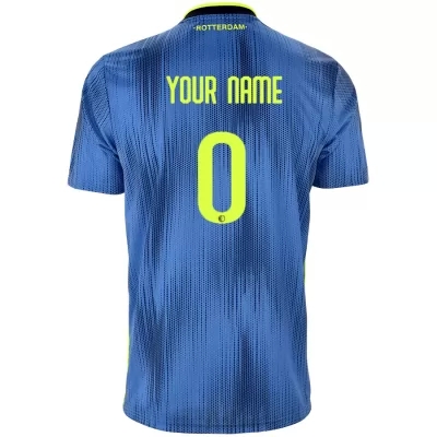 Niño Tu Nombre 0 2ª Equipación Azul Camiseta 2019/20 La Camisa Chile
