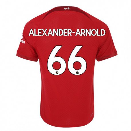 Kandiny Niño Camiseta Trent Alexander-arnold #66 Rojo Oscuro 1ª Equipación 2022/23 La Camisa Chile