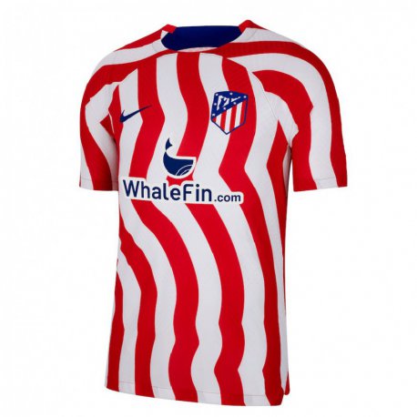 Kandiny Niño Camiseta David Lopez #0 Rojo Blanco Azul 1ª Equipación 2022/23 La Camisa Chile