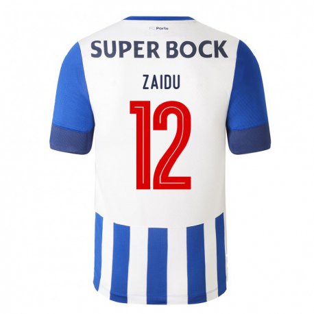 Kandiny Niño Camiseta Zaidu #12 Azul Real 1ª Equipación 2022/23 La Camisa Chile