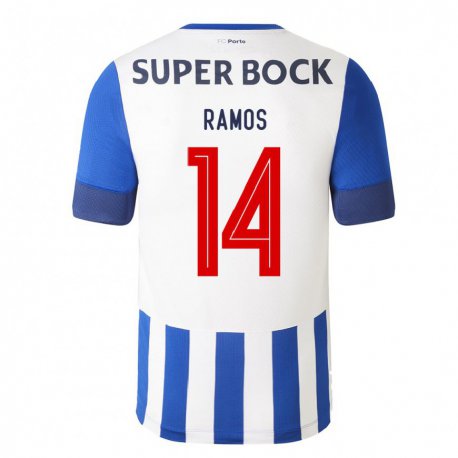 Kandiny Niño Camiseta Claudio Ramos #14 Azul Real 1ª Equipación 2022/23 La Camisa Chile