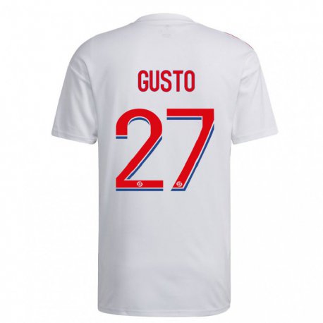 Kandiny Niño Camiseta Malo Gusto #27 Blanco Azul Rojo 1ª Equipación 2022/23 La Camisa Chile