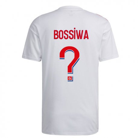 Kandiny Niño Camiseta Samuel Bossiwa #0 Blanco Azul Rojo 1ª Equipación 2022/23 La Camisa Chile
