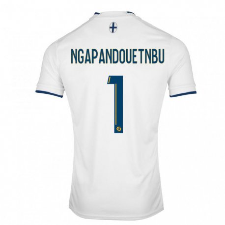 Kandiny Niño Camiseta Simon Ngapandouetnbu #1 Zafiro Blanco 1ª Equipación 2022/23 La Camisa Chile