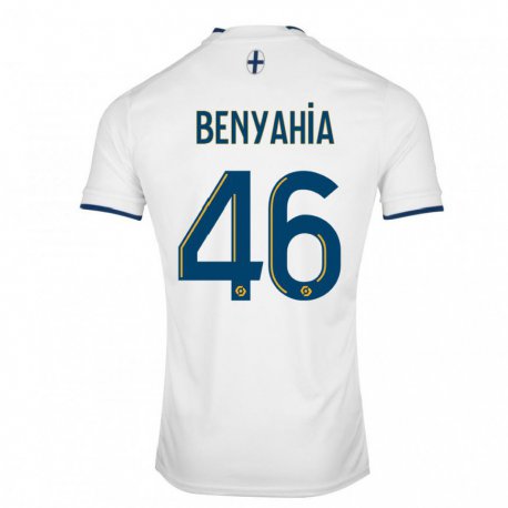Kandiny Niño Camiseta Aylan Benyahia-tani #46 Zafiro Blanco 1ª Equipación 2022/23 La Camisa Chile