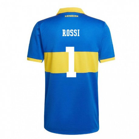 Kandiny Niño Camiseta Agustin Rossi #1 Amarillo Olímpico 1ª Equipación 2022/23 La Camisa Chile