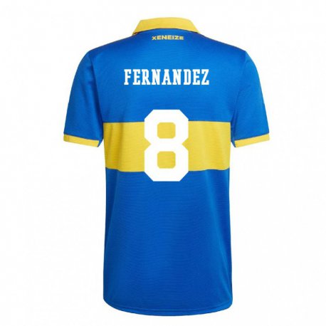 Kandiny Niño Camiseta Guillermo Fernandez #8 Amarillo Olímpico 1ª Equipación 2022/23 La Camisa Chile