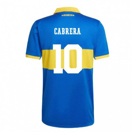 Kandiny Niño Camiseta Micaela Cabrera #10 Amarillo Olímpico 1ª Equipación 2022/23 La Camisa Chile
