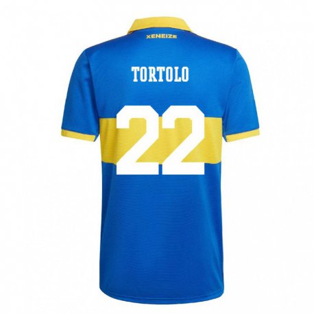 Kandiny Niño Camiseta Dulce Tortolo #22 Amarillo Olímpico 1ª Equipación 2022/23 La Camisa Chile