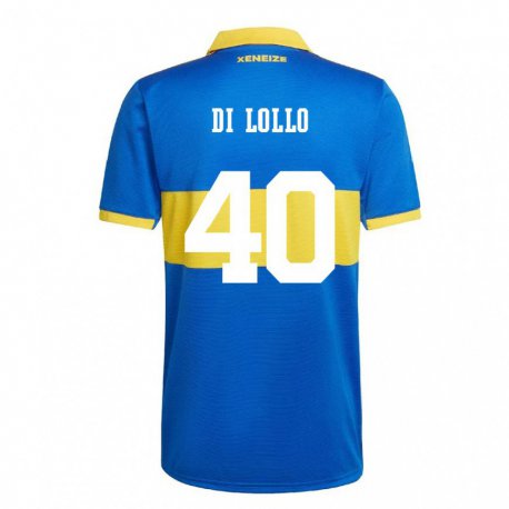 Kandiny Niño Camiseta Lautaro Di Lollo #40 Amarillo Olímpico 1ª Equipación 2022/23 La Camisa Chile