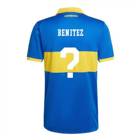 Kandiny Niño Camiseta Mauricio Benitez #0 Amarillo Olímpico 1ª Equipación 2022/23 La Camisa Chile