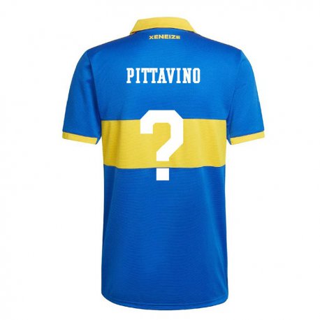 Kandiny Niño Camiseta Rodrigo Pittavino #0 Amarillo Olímpico 1ª Equipación 2022/23 La Camisa Chile