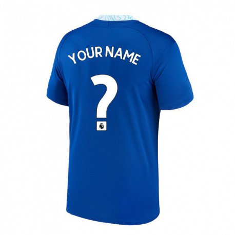 Kandiny Niño Camiseta Su Nombre #0 Azul Oscuro 1ª Equipación 2022/23 La Camisa Chile