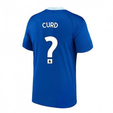 Kandiny Niño Camiseta Teddy Curd #0 Azul Oscuro 1ª Equipación 2022/23 La Camisa Chile