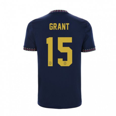 Kandiny Niño Camiseta Chasity Grant #15 Azul Oscuro 2ª Equipación 2022/23 La Camisa Chile