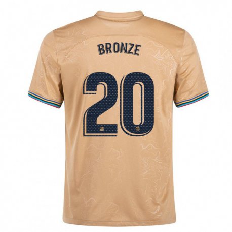 Kandiny Niño Camiseta Lucy Bronze #20 Oro 2ª Equipación 2022/23 La Camisa Chile