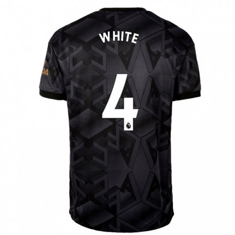 Kandiny Niño Camiseta Ben White #4 Gris Oscuro 2ª Equipación 2022/23 La Camisa Chile