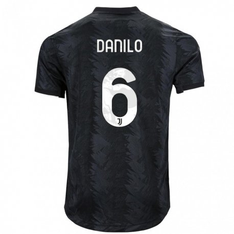 Kandiny Niño Camiseta Danilo #6 Negro Oscuro 2ª Equipación 2022/23 La Camisa Chile