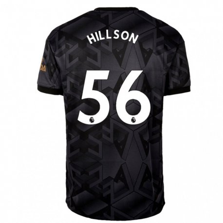 Kandiny Niño Camiseta James Hillson #56 Gris Oscuro 2ª Equipación 2022/23 La Camisa Chile
