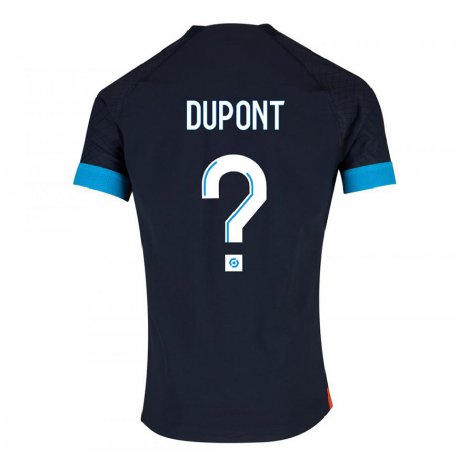 Kandiny Niño Camiseta Hugo Dupont #0 Olímpico Negro 2ª Equipación 2022/23 La Camisa Chile