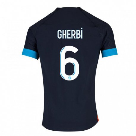 Kandiny Niño Camiseta Candice Gherbi #6 Olímpico Negro 2ª Equipación 2022/23 La Camisa Chile