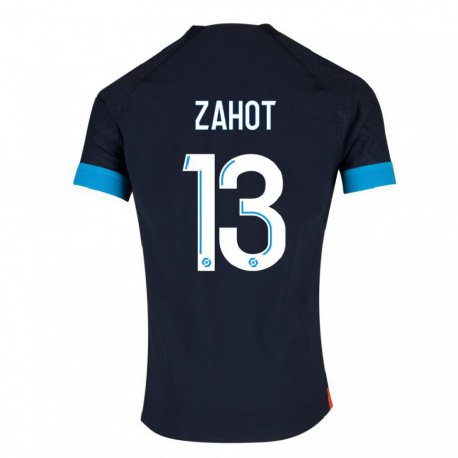 Kandiny Niño Camiseta Sarah Zahot #13 Olímpico Negro 2ª Equipación 2022/23 La Camisa Chile