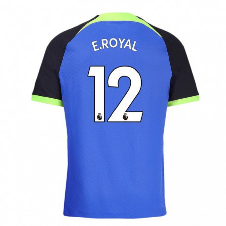 Kandiny Niño Camiseta Emerson Royal #12 Azul Verde 2ª Equipación 2022/23 La Camisa Chile
