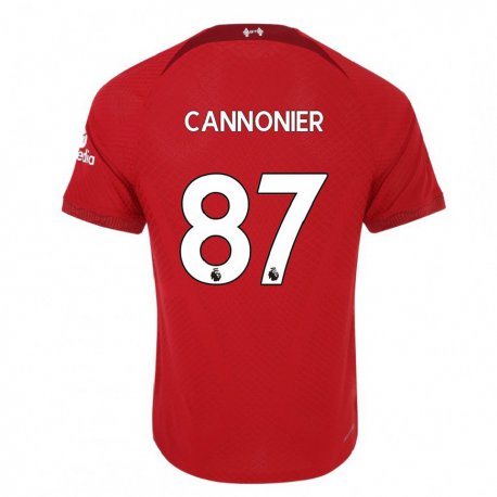 Kandiny Hombre Camiseta Oakley Cannonier #87 Rojo Oscuro 1ª Equipación 2022/23 La Camisa Chile