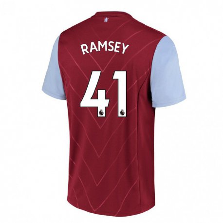 Kandiny Hombre Camiseta Jacob Ramsey #41 Vino 1ª Equipación 2022/23 La Camisa Chile