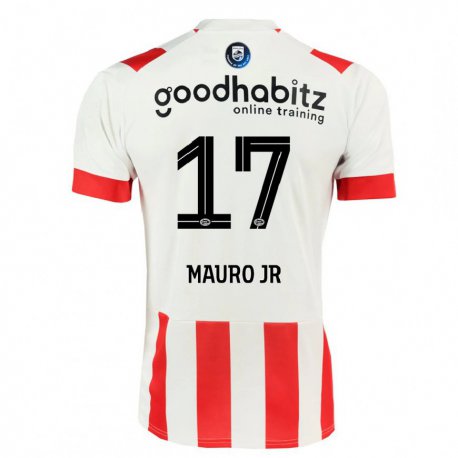 Kandiny Hombre Camiseta Mauro Junior #17 Rosa Oscuro 1ª Equipación 2022/23 La Camisa Chile