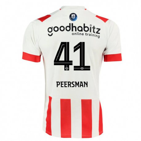 Kandiny Hombre Camiseta Kjell Peersman #41 Rosa Oscuro 1ª Equipación 2022/23 La Camisa Chile