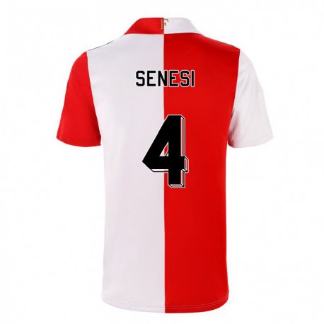Kandiny Hombre Camiseta Marcos Senesi #4 Ají Blanco 1ª Equipación 2022/23 La Camisa Chile