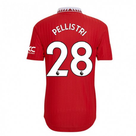 Kandiny Hombre Camiseta Facundo Pellistri #28 Rojo 1ª Equipación 2022/23 La Camisa Chile