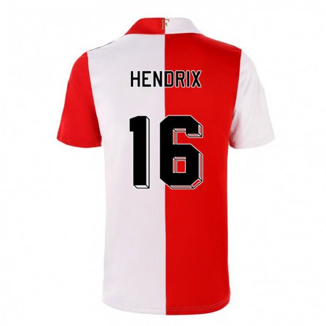 Kandiny Hombre Camiseta Jorrit Hendrix #16 Ají Blanco 1ª Equipación 2022/23 La Camisa Chile