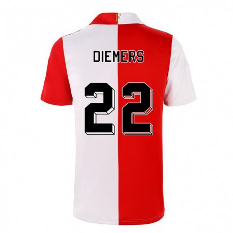 Kandiny Hombre Camiseta Mark Diemers #22 Ají Blanco 1ª Equipación 2022/23 La Camisa Chile