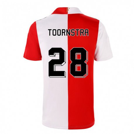Kandiny Hombre Camiseta Jens Toornstra #28 Ají Blanco 1ª Equipación 2022/23 La Camisa Chile