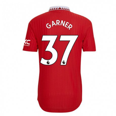 Kandiny Hombre Camiseta James Garner #37 Rojo 1ª Equipación 2022/23 La Camisa Chile