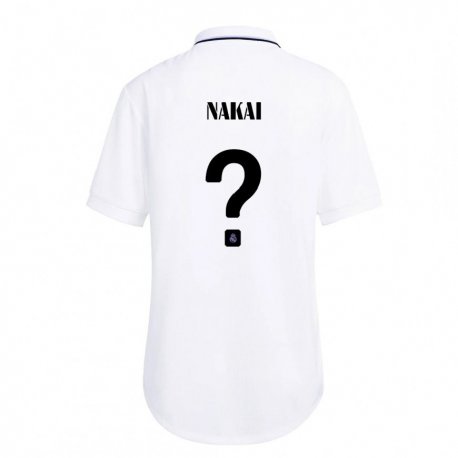 Kandiny Hombre Camiseta Takuhiro Nakai #0 Blanco Púrpura 1ª Equipación 2022/23 La Camisa Chile