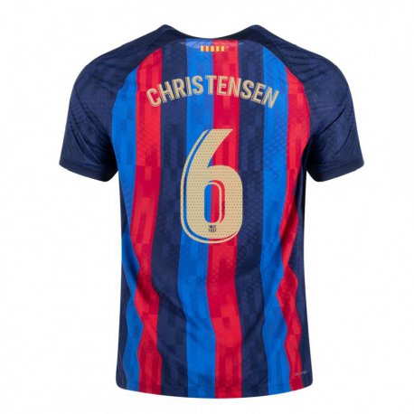 Kandiny Hombre Camiseta Andreas Christensen #6 Azul Escarlata 1ª Equipación 2022/23 La Camisa Chile