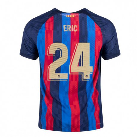 Kandiny Hombre Camiseta Eric Garcia #24 Azul Escarlata 1ª Equipación 2022/23 La Camisa Chile